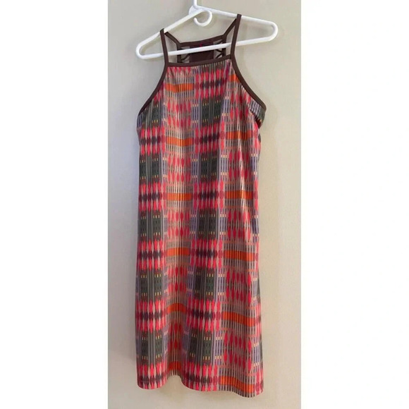 Prana Carmine Desert Aztec Print Ardor Athletic Dress Size L - Picture 5 of 14